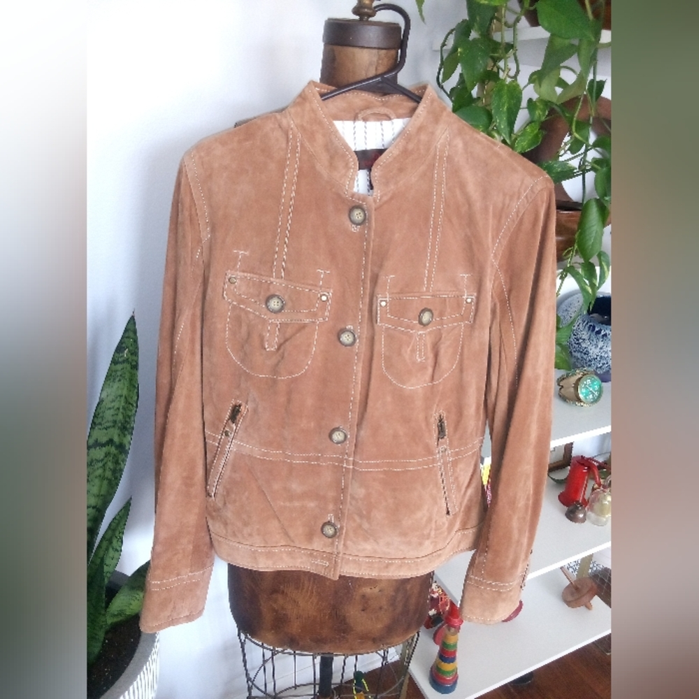 Danier Tan Suede Jacket